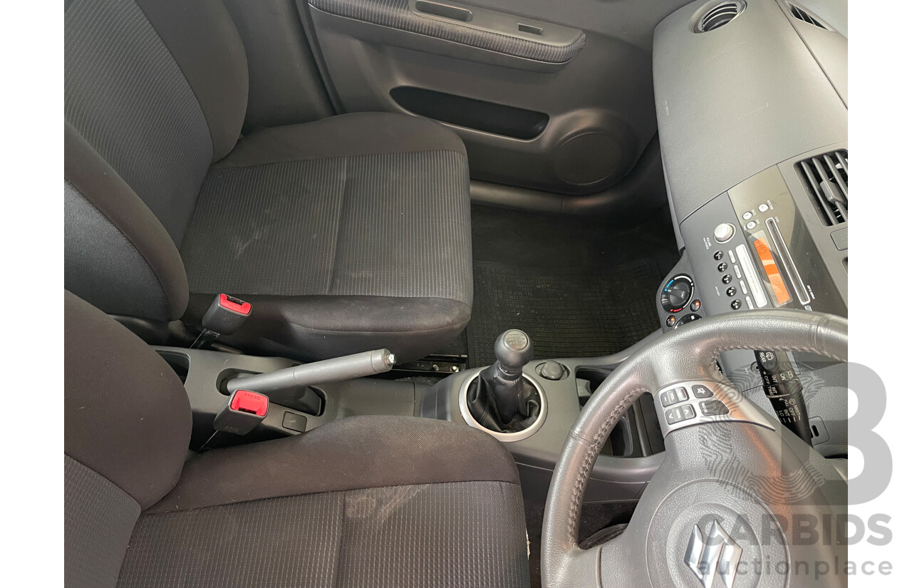 02/10 Suzuki Swift  FWD EZ 07 UPDATE 5D Hatchback Black 1.5L