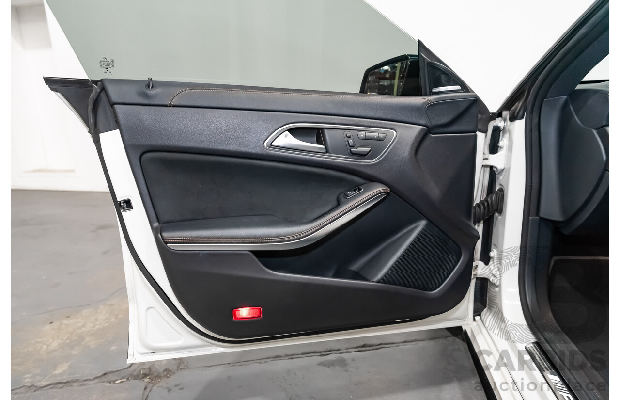 7/2015 Mercedes Benz CLA 45 AMG 4matic (AWD) Shooting Brake OrangeArt Edition 117 4d Wagon White Turbo 2.0L