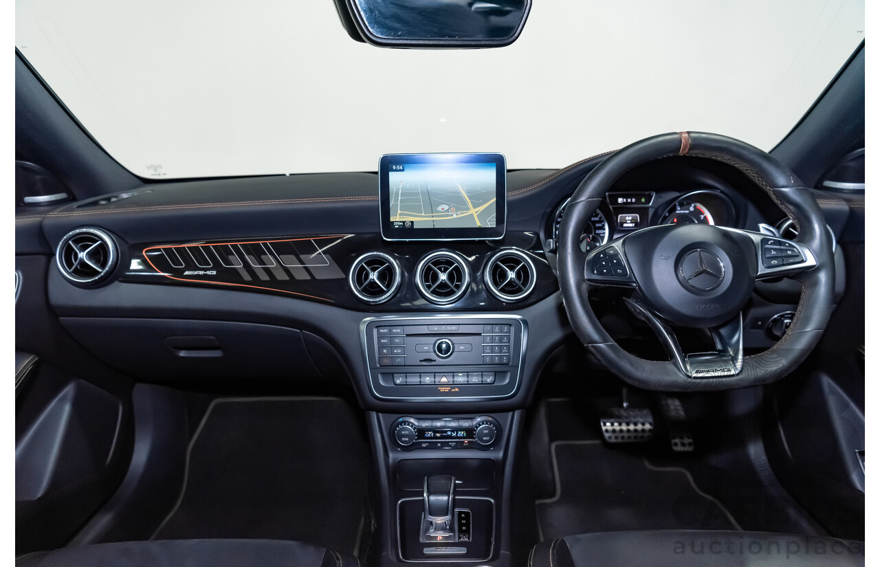7/2015 Mercedes Benz CLA 45 AMG 4matic (AWD) Shooting Brake OrangeArt Edition 117 4d Wagon White Turbo 2.0L