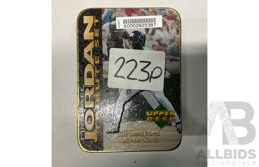 MAISTO 1:24 2009 Nissan GTR Model Car & MICHAEL JORDAN Collector Cards & Assorted of RASTAR R/C Cars - Lot of 4 - Estimated Total $200