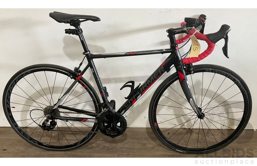 PERFORMER Storm Black & Red Road Bike