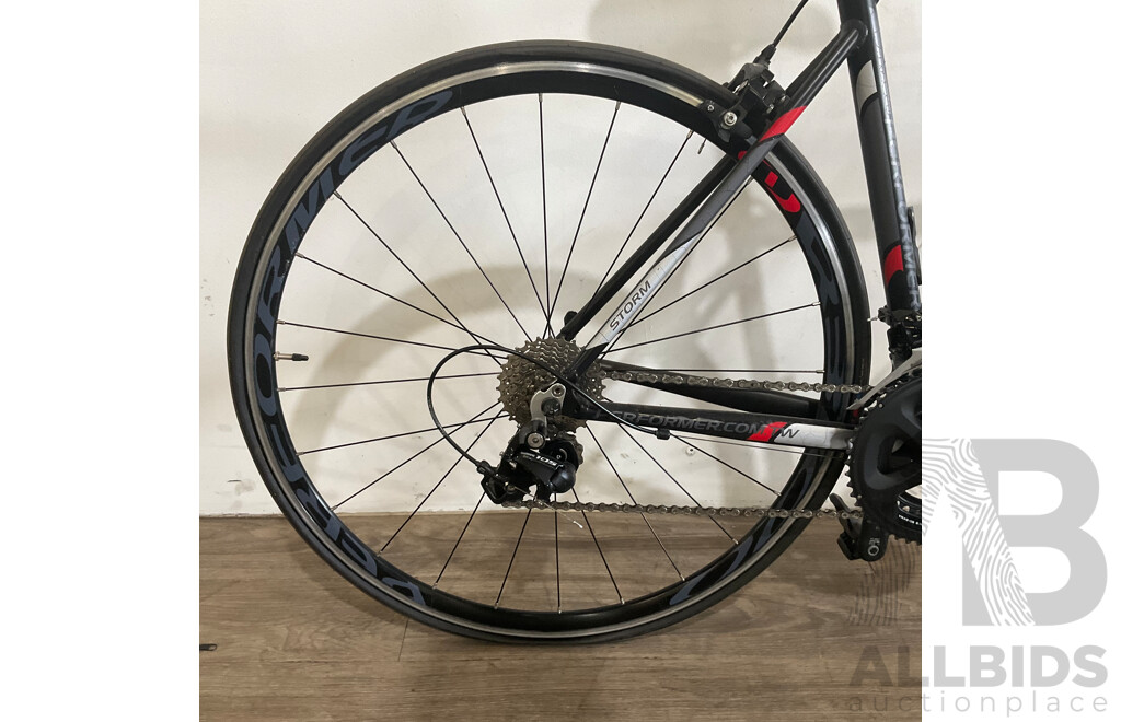 PERFORMER Storm Black & Red Road Bike