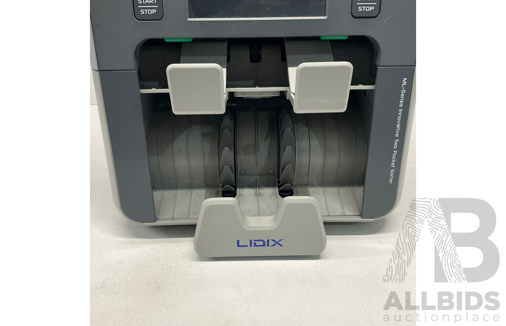 LIDIX ML-1V Mixed Banknote Value Counter/Sorter - ORP$3,500.00
