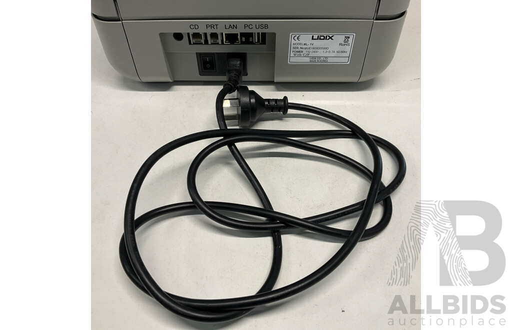 LIDIX ML-1V Mixed Banknote Value Counter/Sorter - ORP$3,500.00