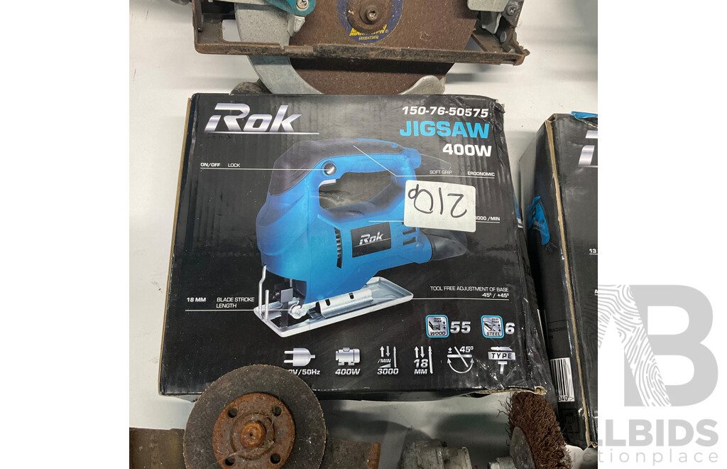 Full Box of MAKITA,AEG, ROK Tools & Hardware