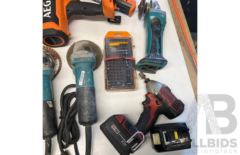 Full Box of MAKITA,AEG, ROK Tools & Hardware