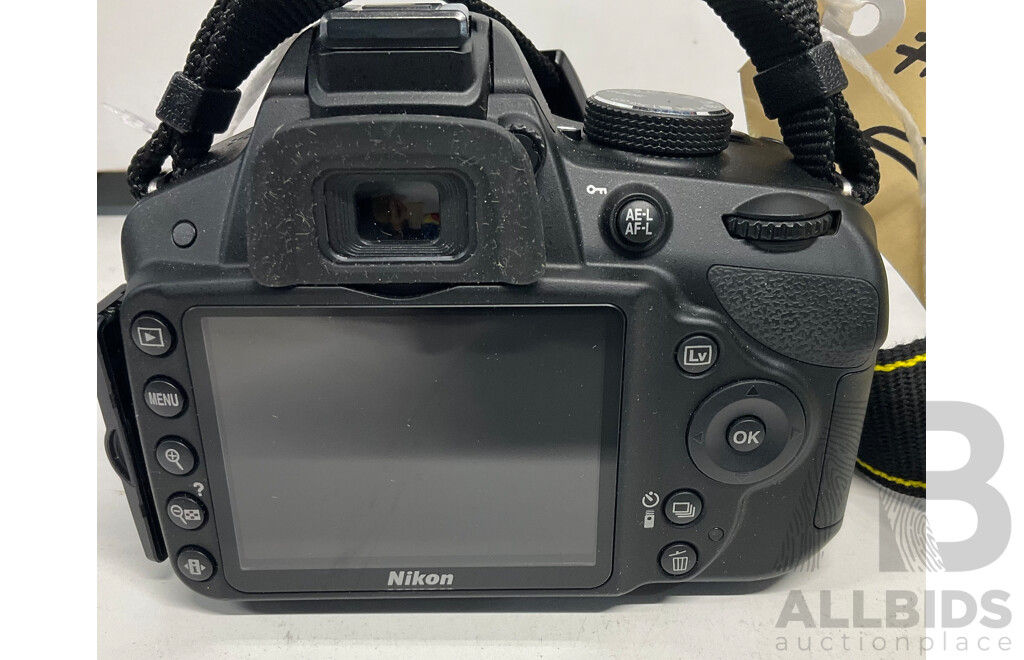 NIKON D3200 with 18-55mm Lens & FUJIFILM Instax Mini70 - Lot of 2