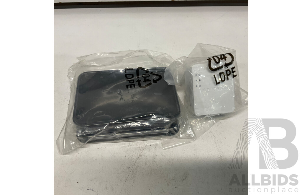 CANON XF100 Professional Digital Video Camera & NETGEAR Powerline AV Adapter with Ethernet Switch  & NEEWER Tripod - Lot of 3