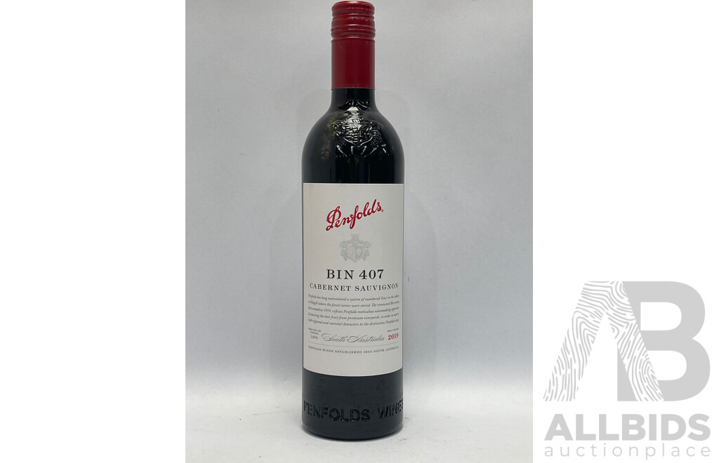 Penfolds 2019 Bin 407 Cabernet Sauvignon - 750ml
