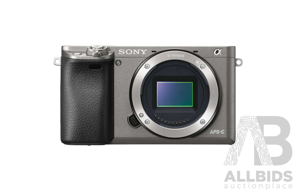 SONY A6000 Mirrorless Digital Camera (Gray) - Body Only - ORP $ 599.00