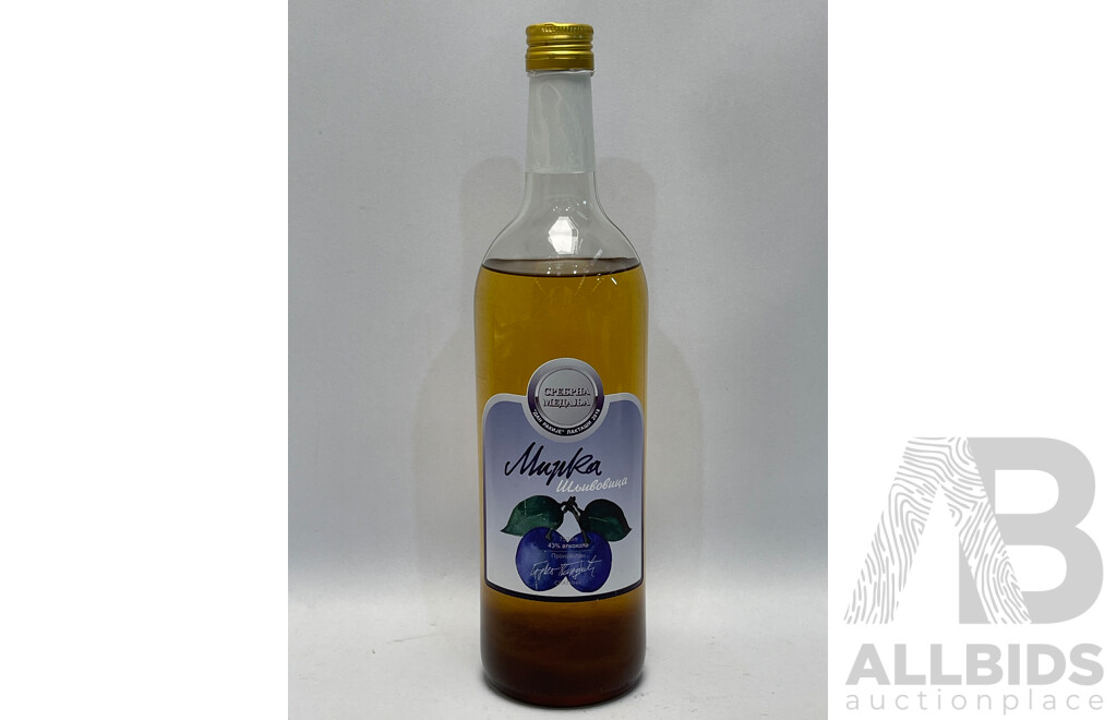Mupka Sljivovica Plum Brandy - 750ml