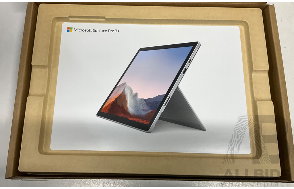 MICROSOFT Surface Pro 7 Plus (LTE Advanced) (1961) - 256G - Platinum - ORP$1,499.00