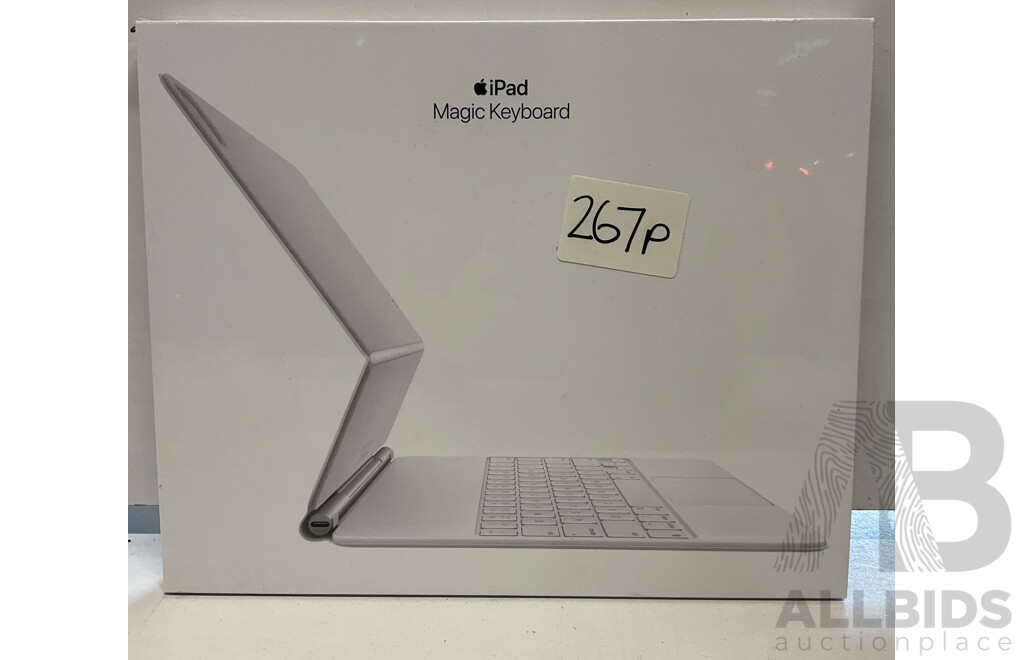 APPLE Magic Keyboard (White) for Ipad Pro 12.9inch - ORP$ 539.00