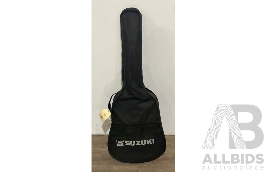 SUZUKI (SCG-75/ST) Acoustic Guitar W/ Soft Case