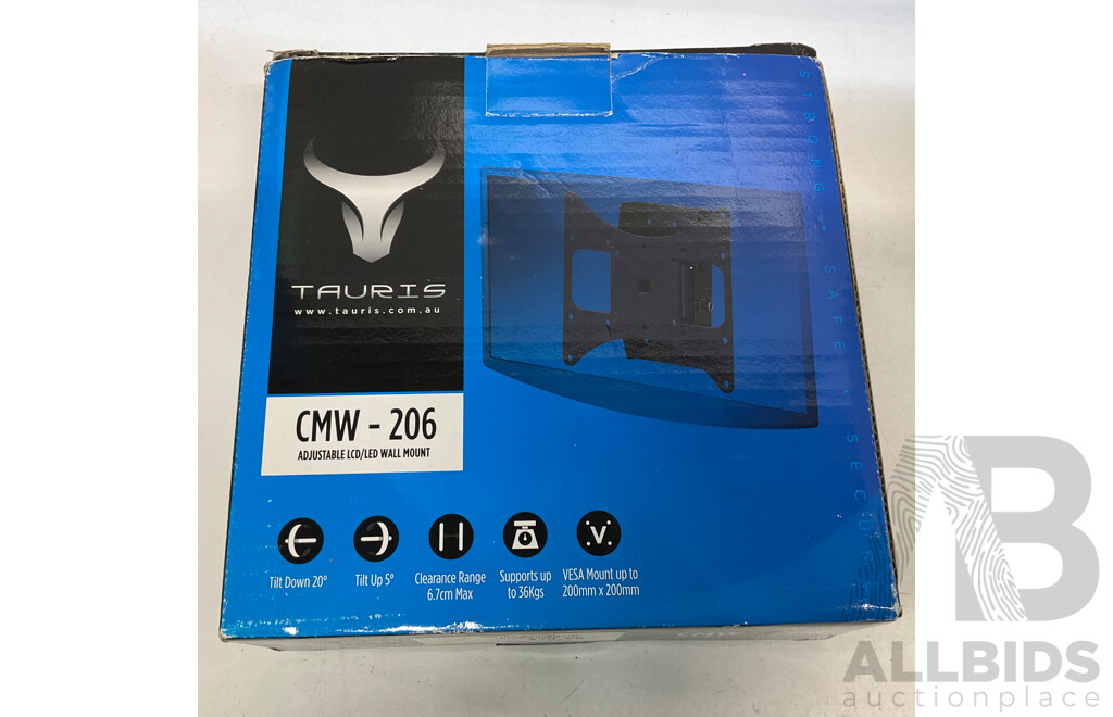 MAXTOR Personal Storage 3200 X2 & UNIDEN UH150 Transceiver & TAURIS Wall Mount & IMATION DVD Recorder - Lot of 5 - Estimated Total ORP $399.00