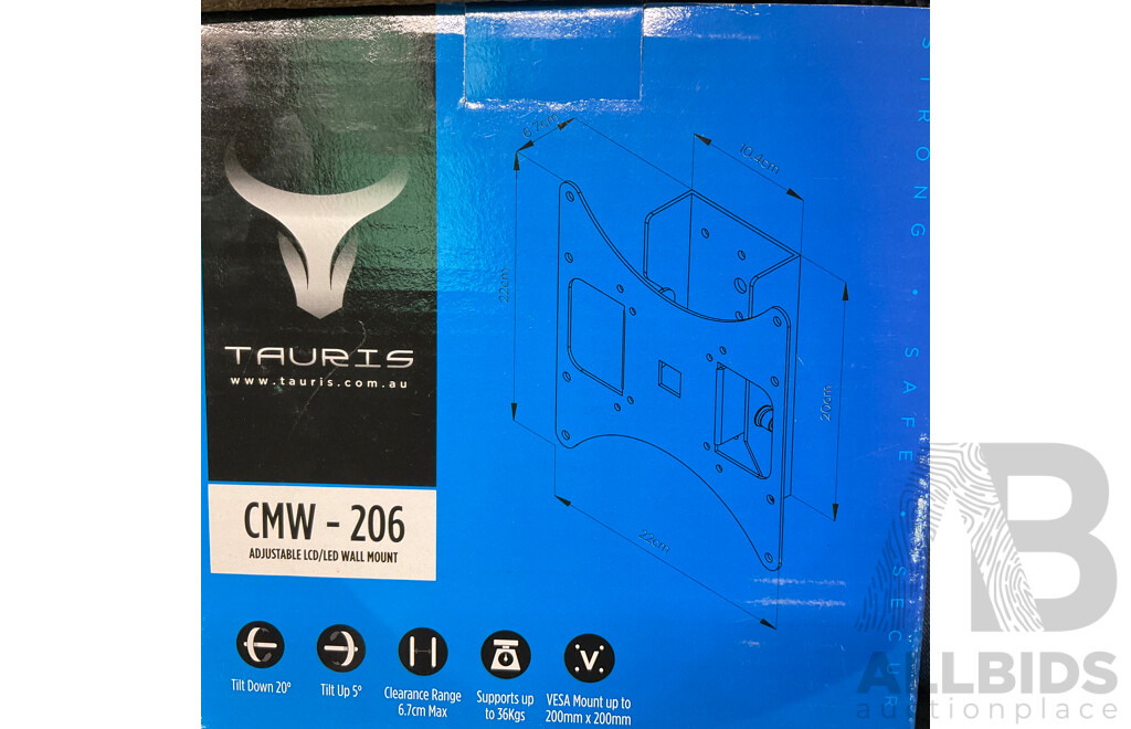 MAXTOR Personal Storage 3200 X2 & UNIDEN UH150 Transceiver & TAURIS Wall Mount & IMATION DVD Recorder - Lot of 5 - Estimated Total ORP $399.00