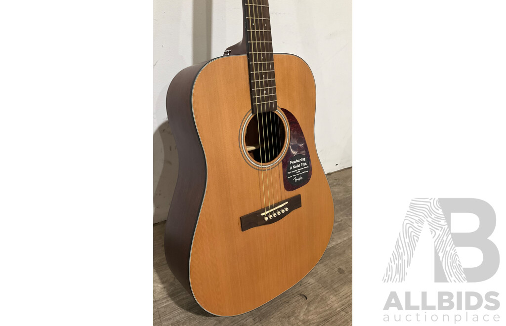 FENDER CD-140S Acoustic Guitar W/ Soft Carry Case