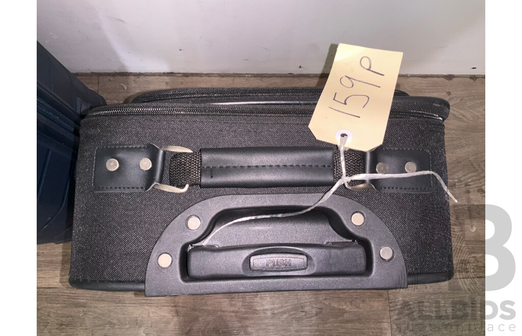 SAMSONITE OCT2LITE 60cm Suitcase & ANKO Black Carry on Suitcase - Total ORP $549.00