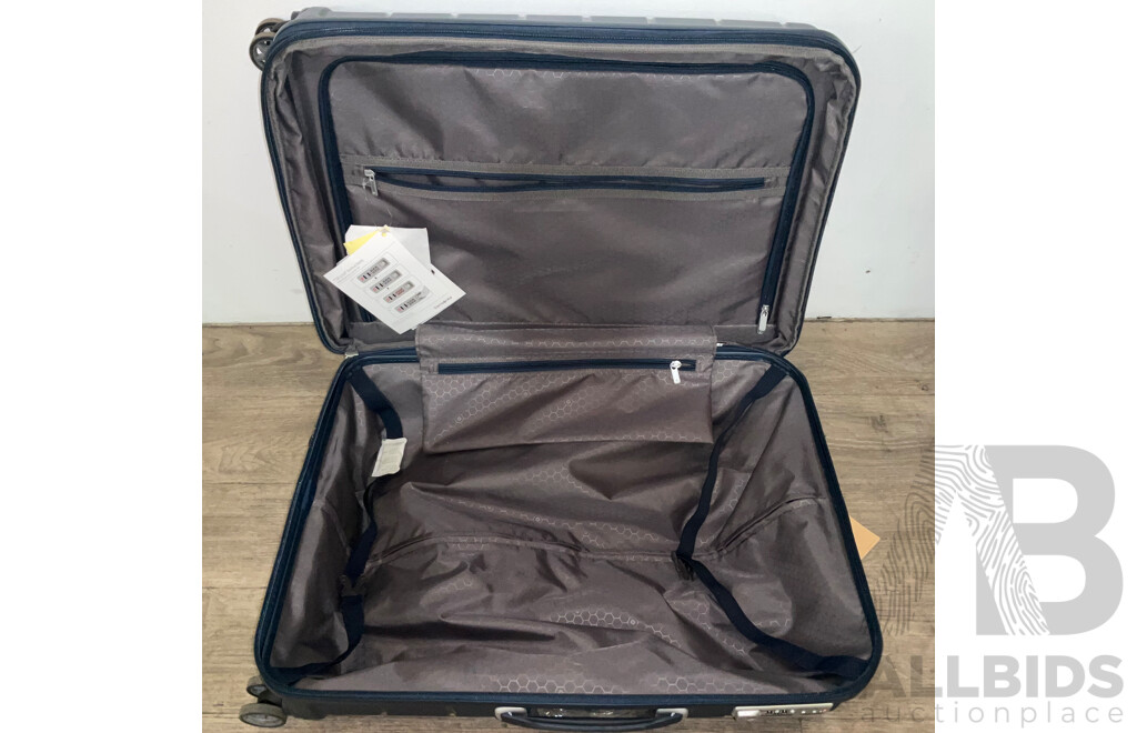 SAMSONITE OCT2LITE 60cm Suitcase & ANKO Black Carry on Suitcase - Total ORP $549.00