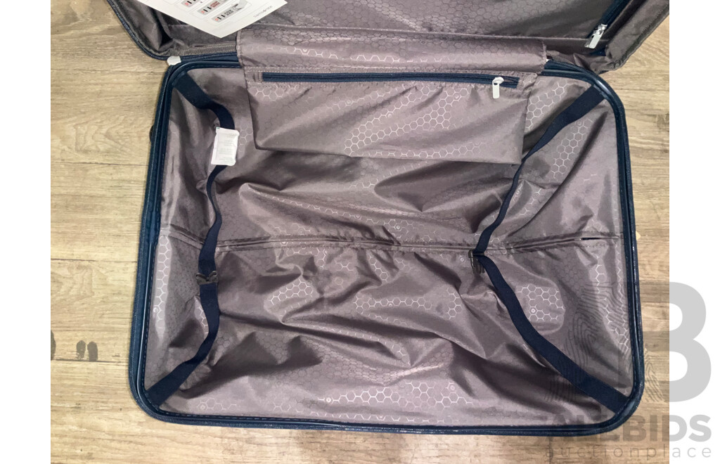 SAMSONITE OCT2LITE 60cm Suitcase & ANKO Black Carry on Suitcase - Total ORP $549.00