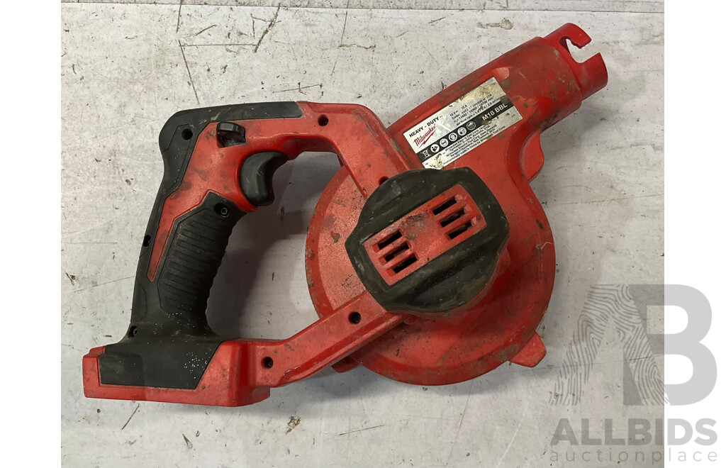 MILWAUKEE 18V Compact Blower M18BBL-0 X3 - ORP: $450.00
