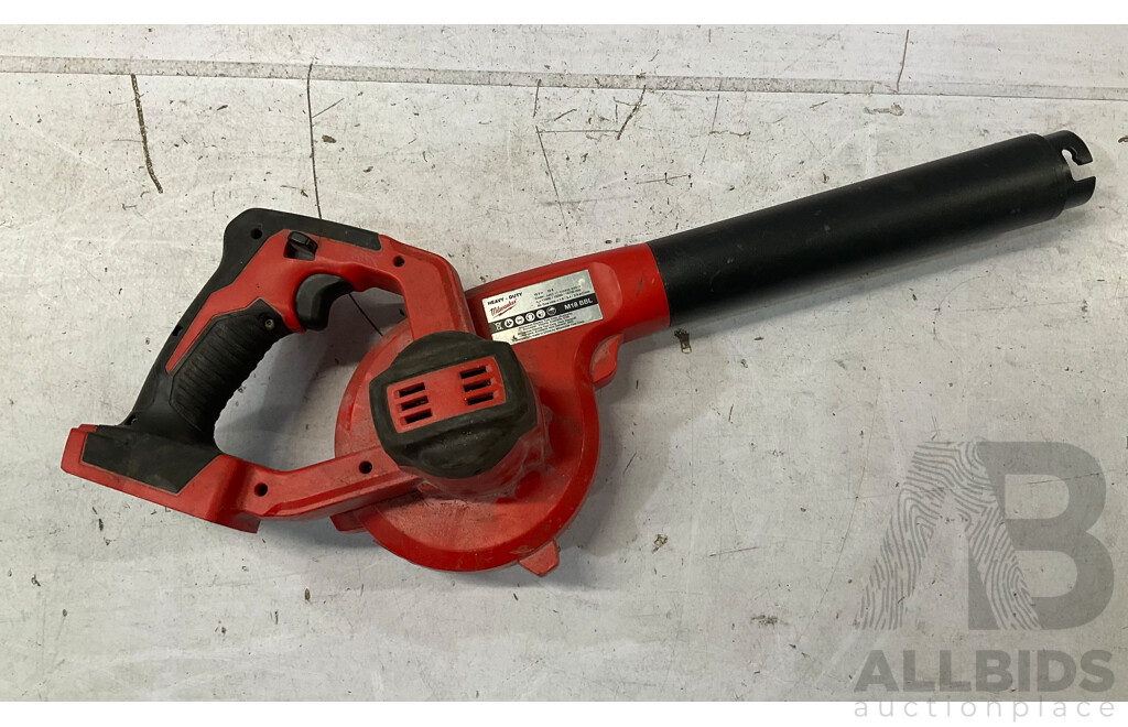 MILWAUKEE 18V Compact Blower M18BBL-0 X3 - ORP: $450.00