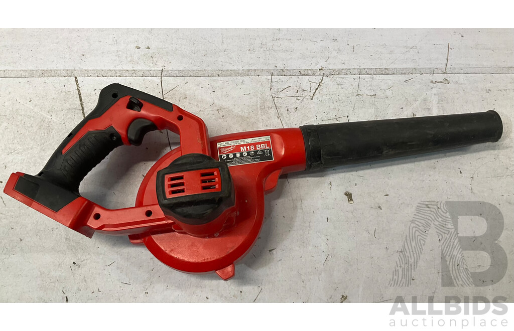 MILWAUKEE 18V Compact Blower M18BBL-0 X3 - ORP: $450.00