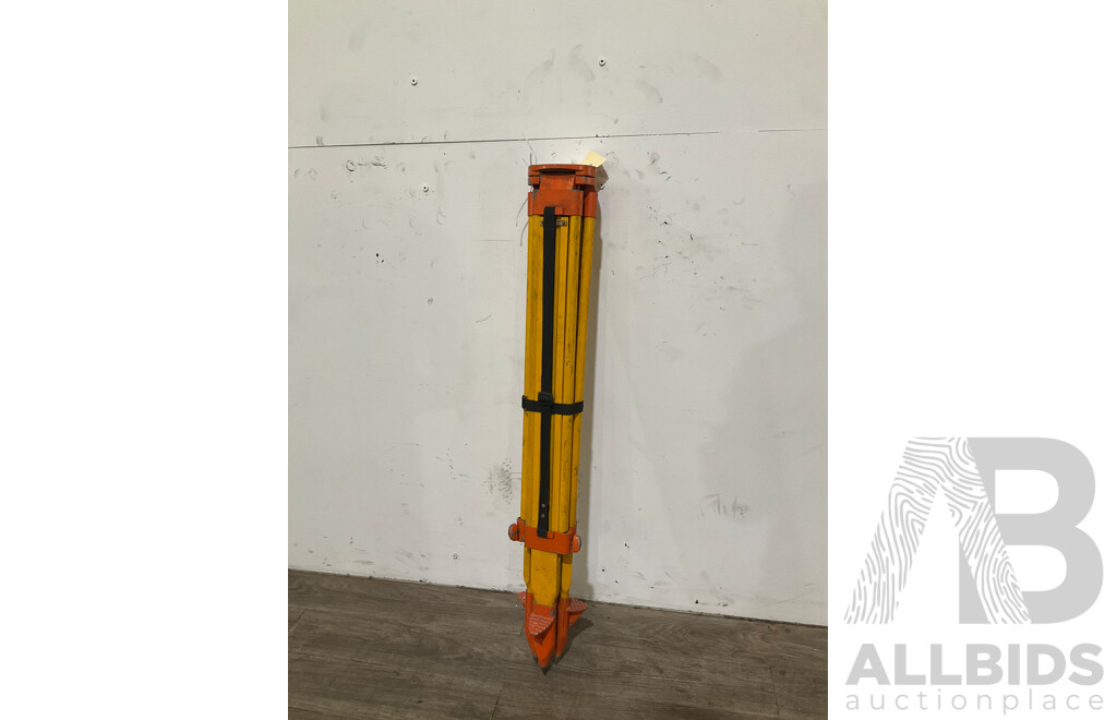 TRIMAX Tall Quick Dual Clamp Tripod and Wood Survey Tripod - ORP: $729.95