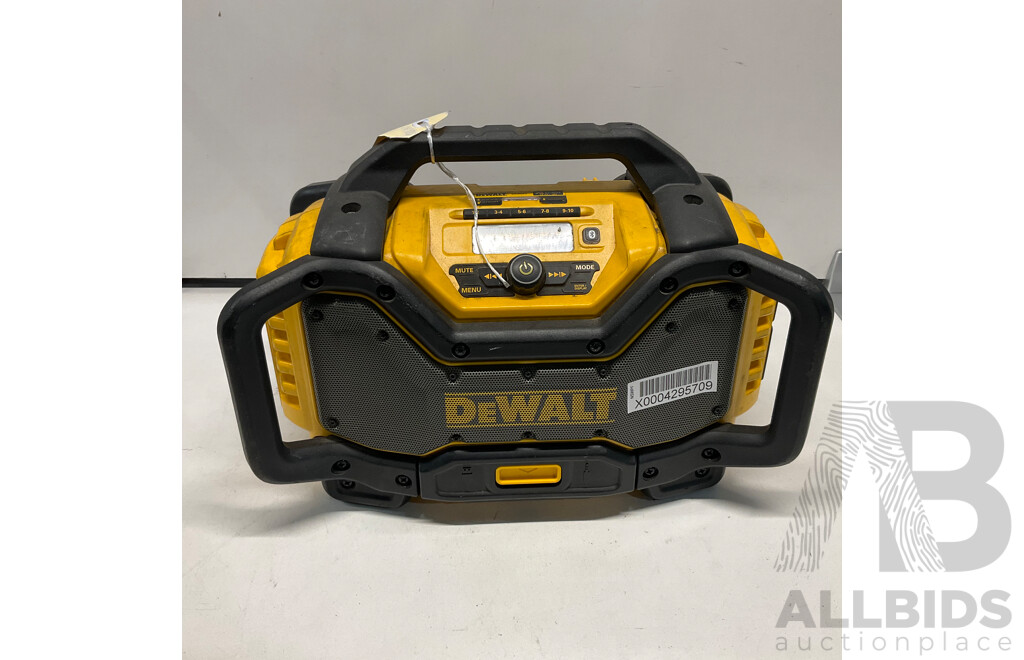 DEWALT DCR027 18V XR Bluetooth Radio Charger - ORP $445.00
