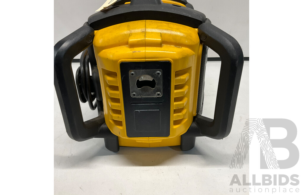 DEWALT DCR027 18V XR Bluetooth Radio Charger - ORP $445.00