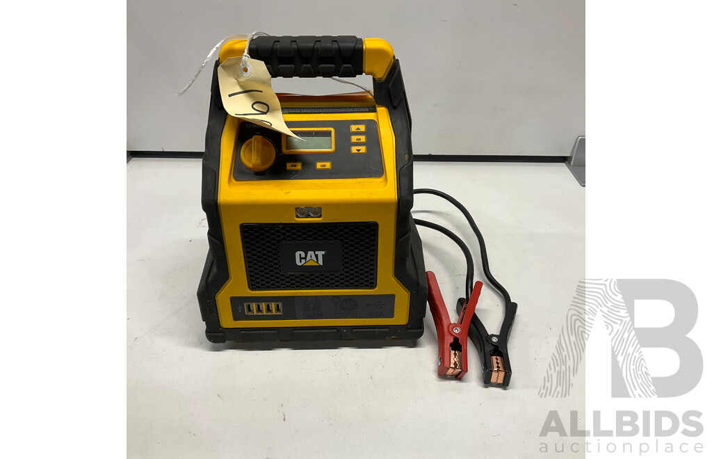 CAT CJ1000DCPAU Power Station 3-in-1 Jump Starter, Air Compressor & Power Supply - ORP $199.95