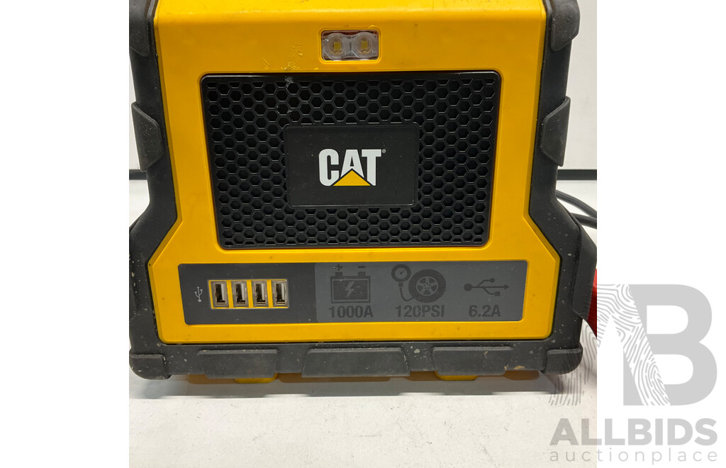 CAT CJ1000DCPAU Power Station 3-in-1 Jump Starter, Air Compressor & Power Supply - ORP $199.95