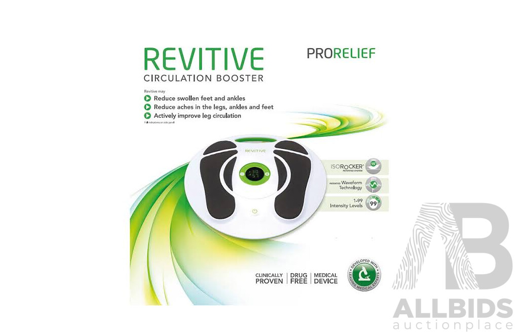 Revitive ProRelief Circulation Booster - Lot of 2 - ORP $798.00