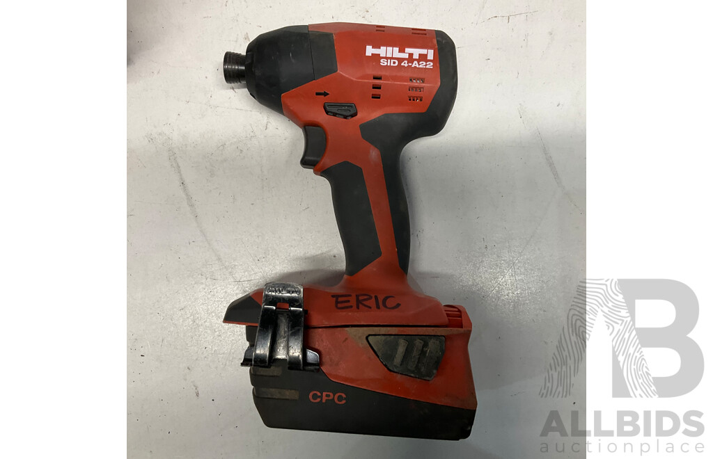HILTI, MILWAUKE Tools Assorted - Lot 1521773 | ALLBIDS