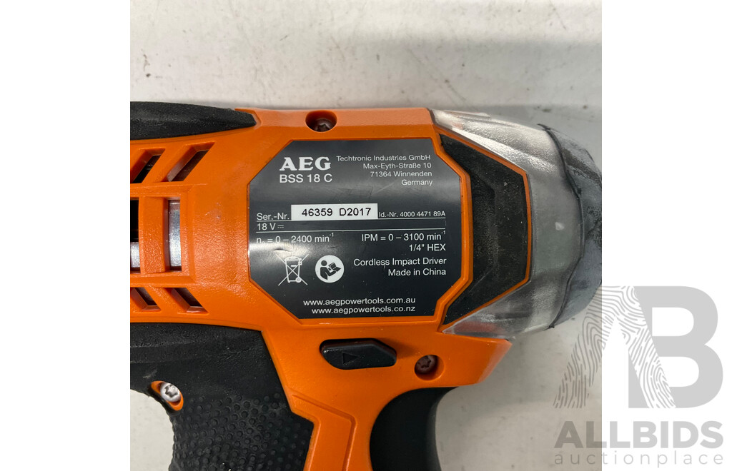 Full Box of AEG Tools/ Batteries /Chargers