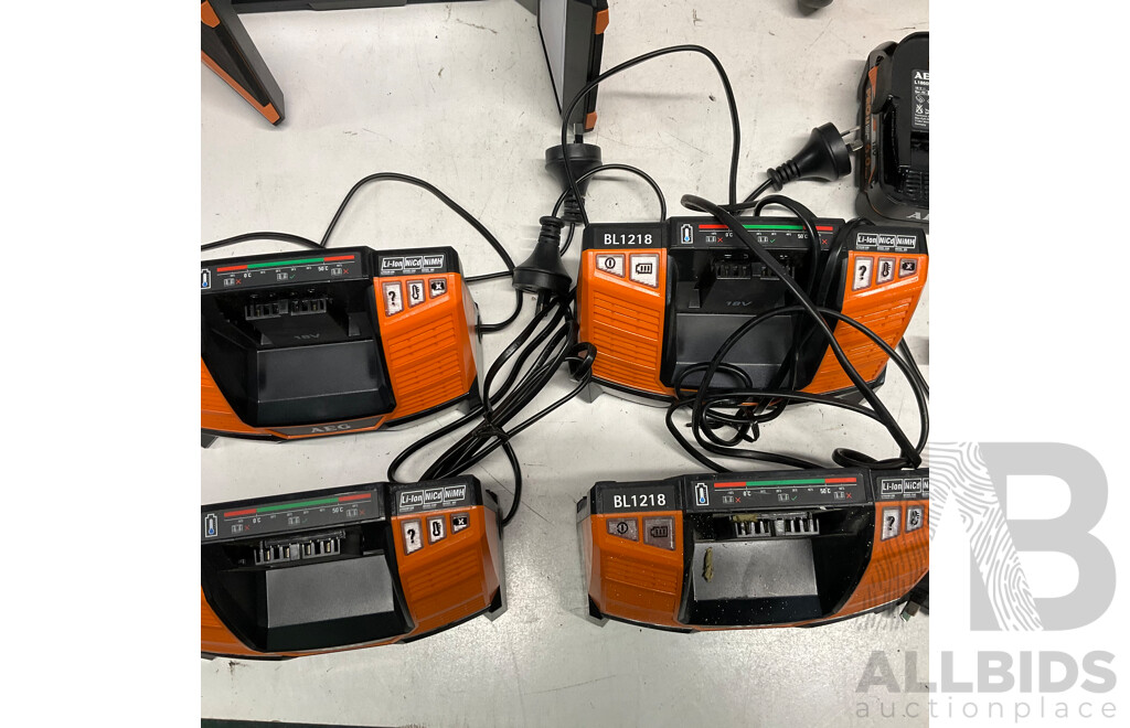 Full Box of AEG Tools/ Batteries /Chargers