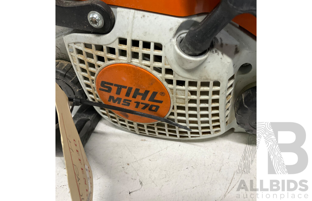 STIHL MS170 Mini Boss Chainsaw - ORP $249.00