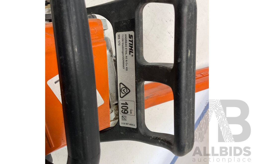 STIHL MS170 Mini Boss Chainsaw - ORP $249.00