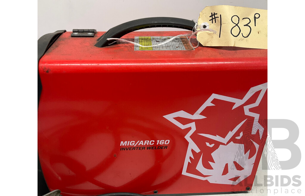 FULL BOAR MIG/ARC 160 Inverter Welder - ORP$ 399.00