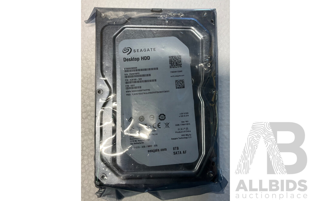 Assorted Desktop HDD - Lot of 25