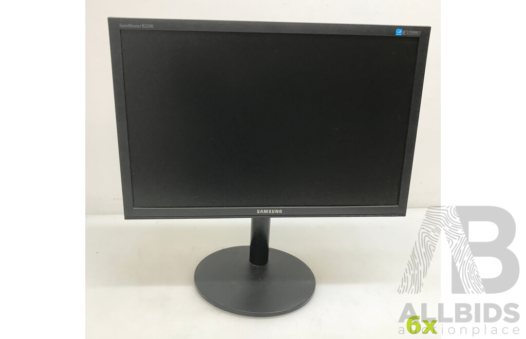 Samsung B2240W 22 Inch Monitors - Lot of 6