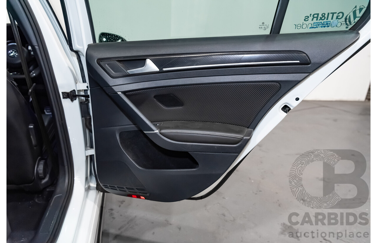 10/2015 Volkswagen Golf R Wolfsburg Edition (AWD) AU MY16 5d Hatchback White Turbo 2.0L