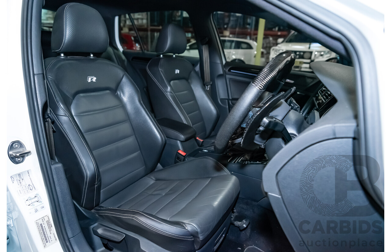 10/2015 Volkswagen Golf R Wolfsburg Edition (AWD) AU MY16 5d Hatchback White Turbo 2.0L