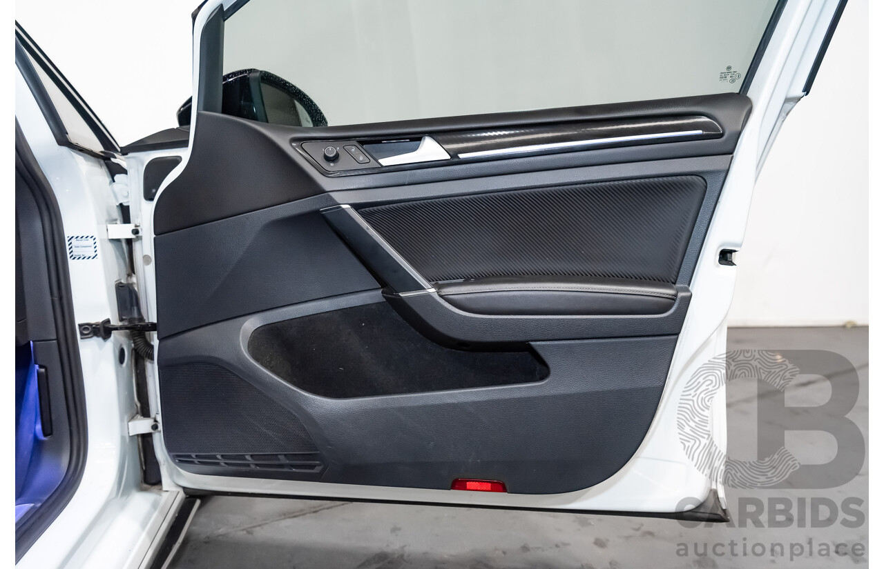 10/2015 Volkswagen Golf R Wolfsburg Edition (AWD) AU MY16 5d Hatchback White Turbo 2.0L