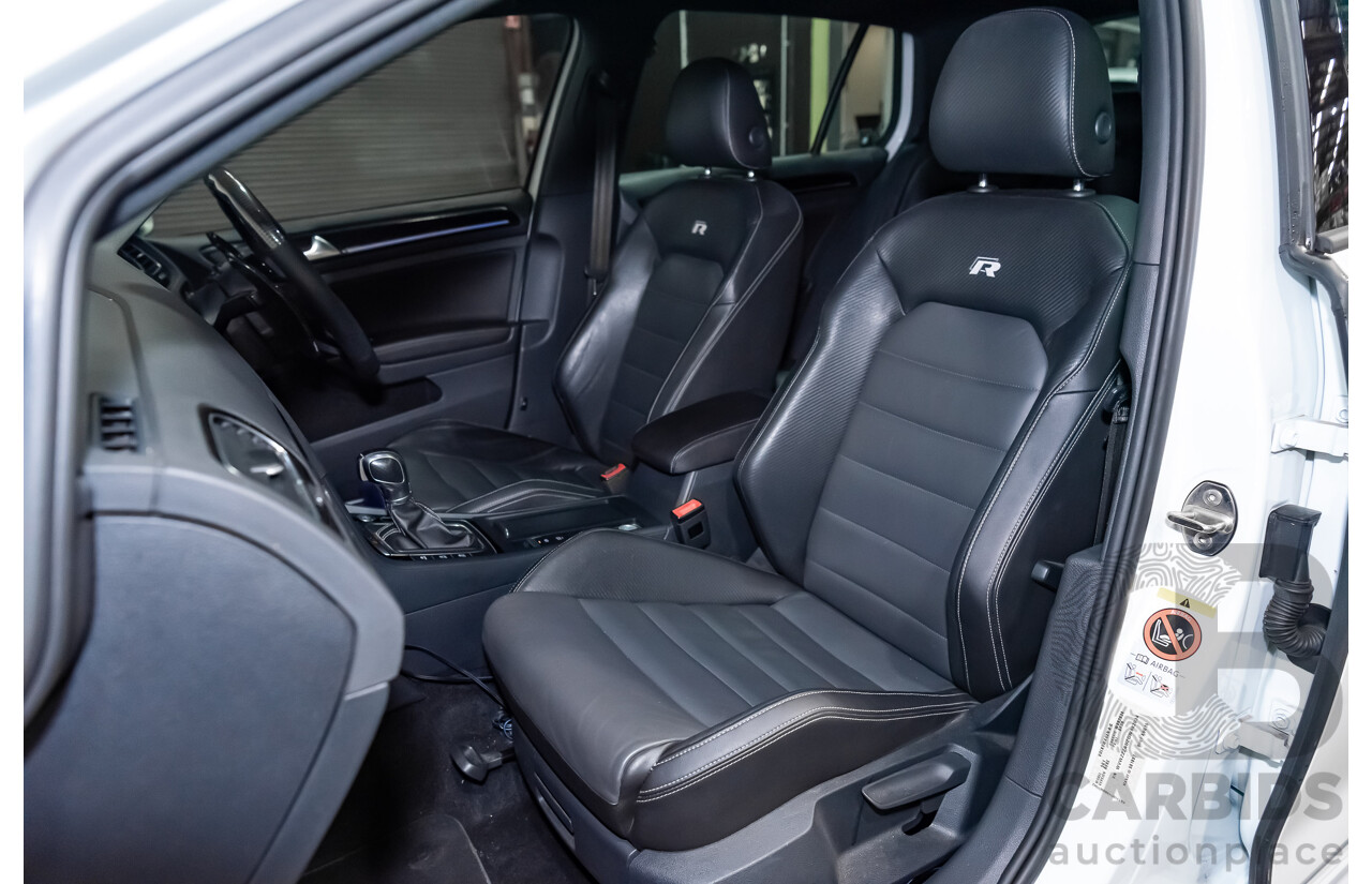 10/2015 Volkswagen Golf R Wolfsburg Edition (AWD) AU MY16 5d Hatchback White Turbo 2.0L