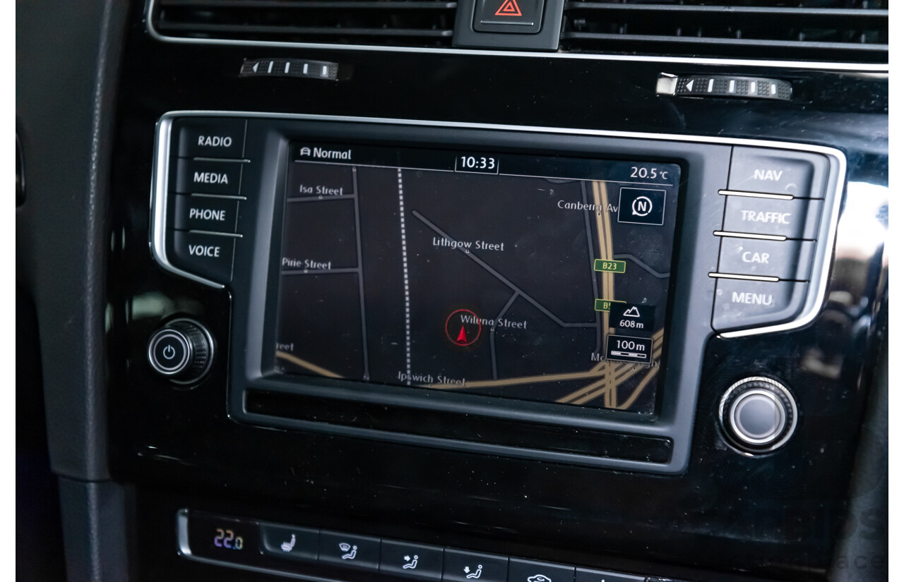 10/2015 Volkswagen Golf R Wolfsburg Edition (AWD) AU MY16 5d Hatchback White Turbo 2.0L