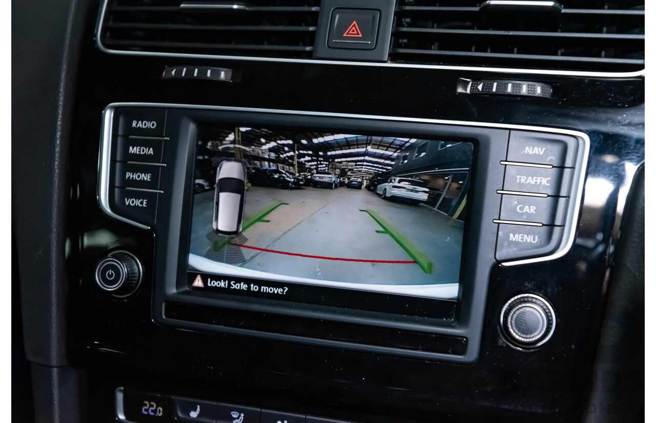 10/2015 Volkswagen Golf R Wolfsburg Edition (AWD) AU MY16 5d Hatchback White Turbo 2.0L