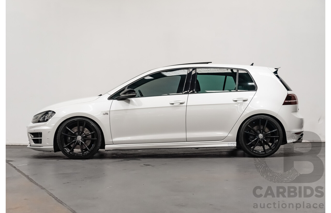 10/2015 Volkswagen Golf R Wolfsburg Edition (AWD) AU MY16 5d Hatchback White Turbo 2.0L