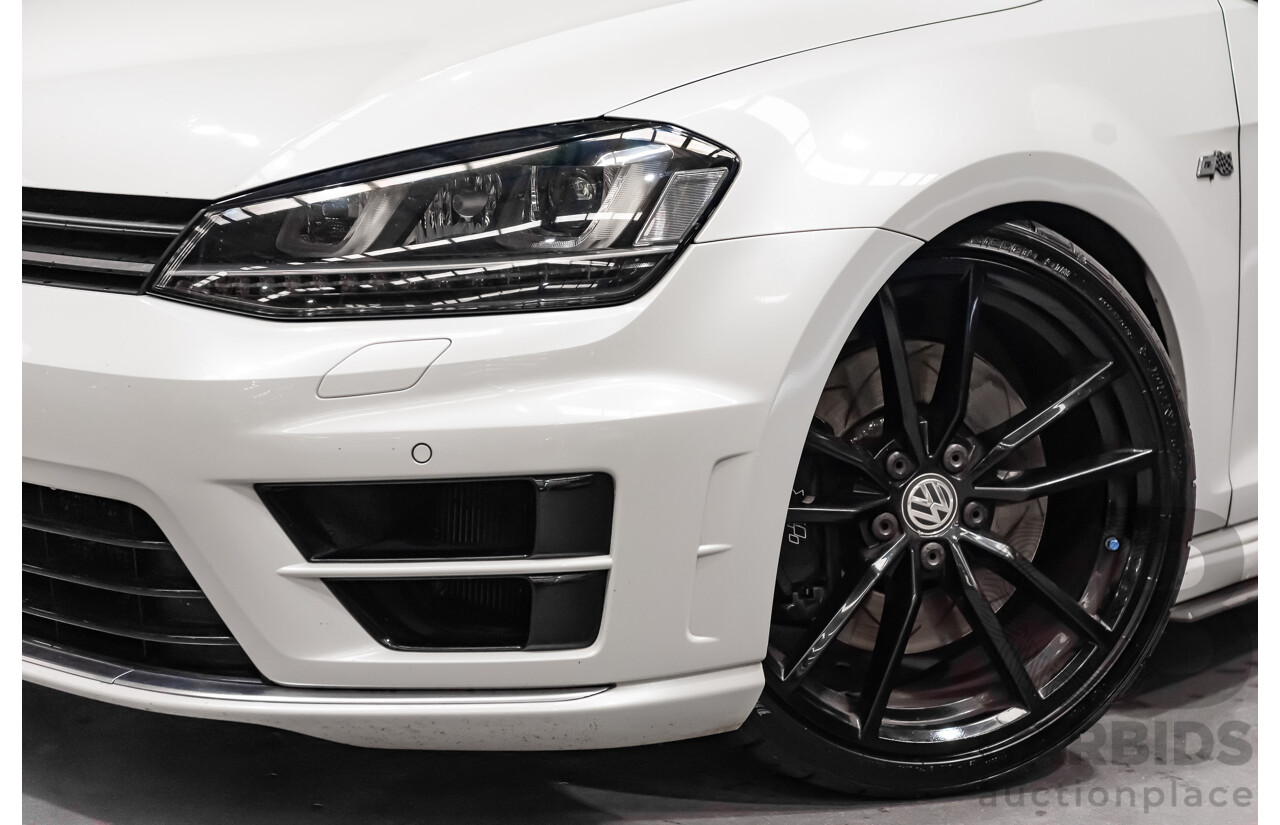10/2015 Volkswagen Golf R Wolfsburg Edition (AWD) AU MY16 5d Hatchback White Turbo 2.0L