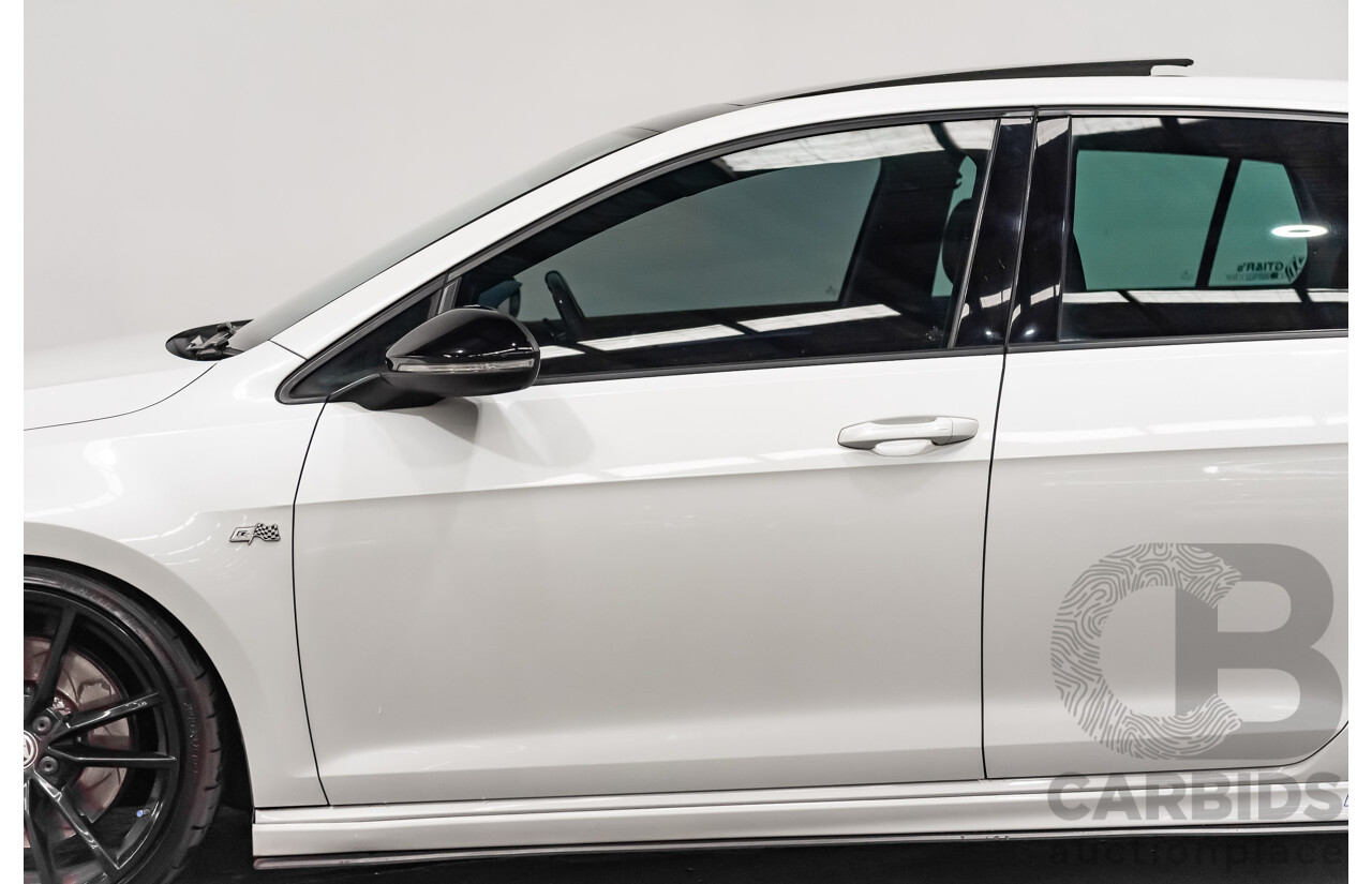 10/2015 Volkswagen Golf R Wolfsburg Edition (AWD) AU MY16 5d Hatchback White Turbo 2.0L